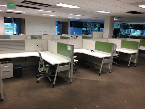 Haworth Moxie 6x8 Workstations