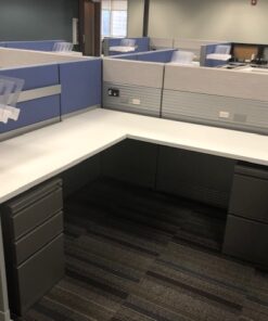 #178 Herman Miller Silver & Blue Etho Space Workstations