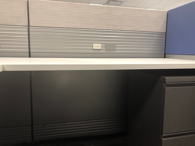 #178 Herman Miller Silver & Blue Etho Space Workstations - Image 4