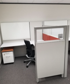 Alternative view of #351 Knoll Dividend Cubicles w/ Glass in Charlotte