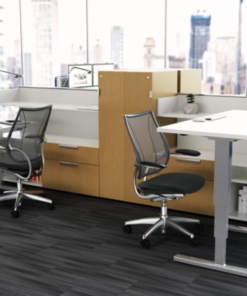 #388 6x6 Teknion District Sit to Stand Workstations