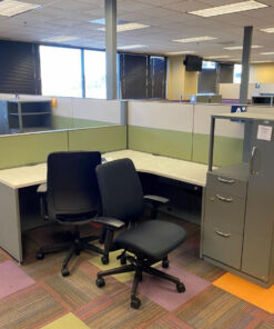 #385 Colorful Steelcase Answer Workstations