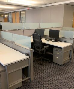 Alternative view of #240 Herman Miller Canvas Workstation