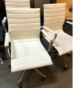 Hon White Vinyl Eames Chair