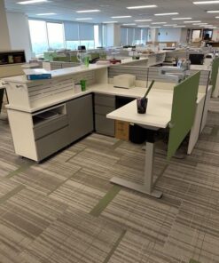 Alternative view of #414 Haworth Compose Workstations