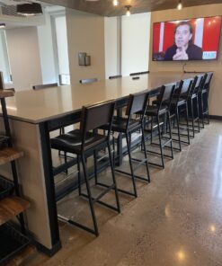#572 Custom Cafe-Height Corian Table