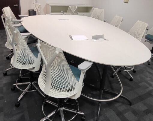 #594 Herman Miller Round Conference Table